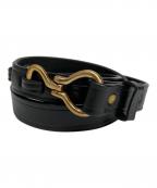 TORY LEATHERトリーレザー）の古着「2666 MINI HOOF PICK BELT」｜ブラック