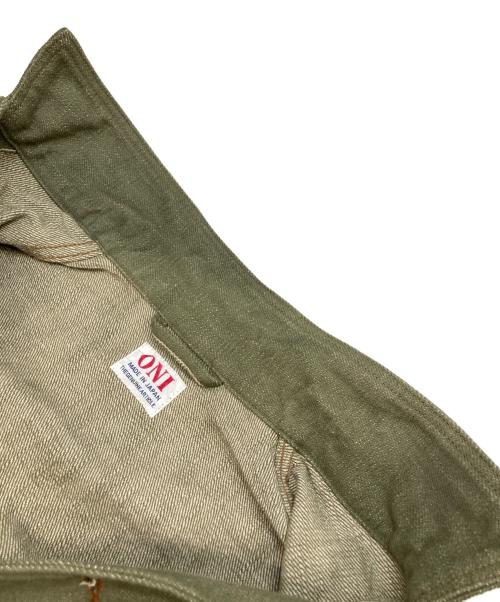 ONI DENIM（オニデニム）ONI DENIM (オニデニム) 18oz Olive Denim Coveralls オリーブ サイズ:42の古着・服飾アイテム