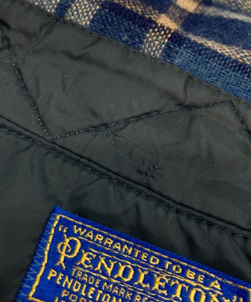PENDLETON（ペンドルトン）PENDLETON (ペンドルトン) ウールチェックシャツ ネイビー サイズ:Sの古着・服飾アイテム