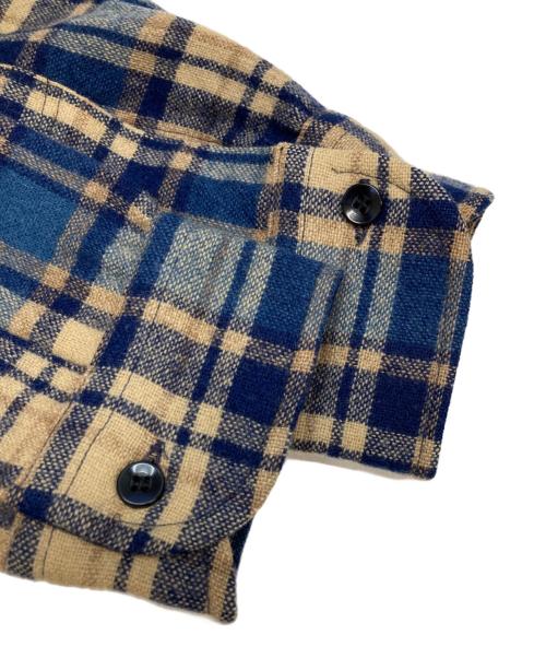 PENDLETON（ペンドルトン）PENDLETON (ペンドルトン) ウールチェックシャツ ネイビー サイズ:Sの古着・服飾アイテム