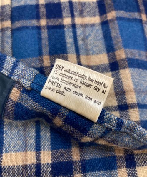 PENDLETON（ペンドルトン）PENDLETON (ペンドルトン) ウールチェックシャツ ネイビー サイズ:Sの古着・服飾アイテム