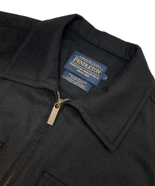 PENDLETON（ペンドルトン）PENDLETON (ペンドルトン) ウールジップアップジャケット ブラック サイズ:Sの古着・服飾アイテム