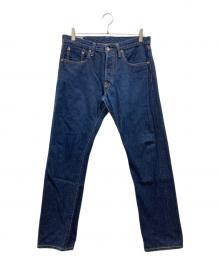 ONI DENIM（オニデニム）の古着「12.5oz 天然藍ローテンションデニム タイトストレート」｜インディゴ