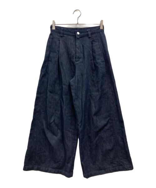 Adam et Rope（アダム エ ロペ）Adam et Rope (アダム エ ロペ) ツイストシームワイドデニム インディゴ サイズ:36の古着・服飾アイテム