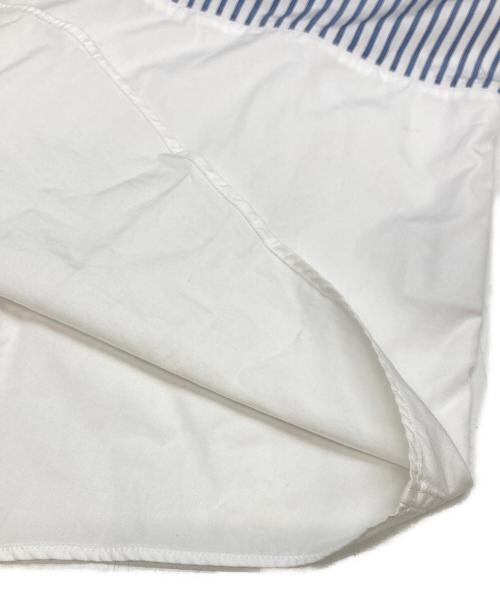 HERMES（エルメス）HERMES (エルメス) セリエボタンストライプ比翼シャツ ブルー サイズ:43の古着・服飾アイテム