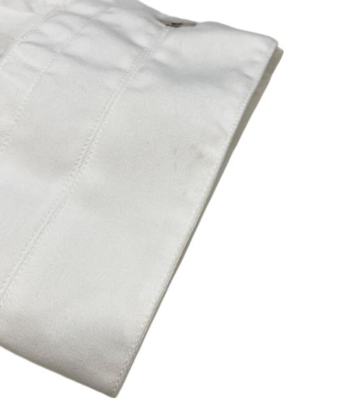 HERMES（エルメス）HERMES (エルメス) セリエボタンストライプ比翼シャツ ブルー サイズ:43の古着・服飾アイテム