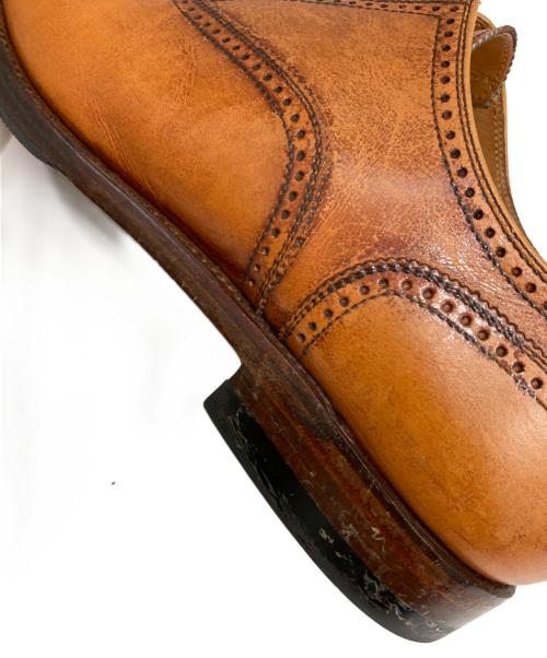 SCOTCH GRAIN（スコッチグレイン）SCOTCH GRAIN (スコッチグレイン) セミブローグドレスシューズ ベージュ サイズ:25 1/2の古着・服飾アイテム