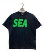 WIND AND SEAウィンダンシー）の古着「OG SEE S/S TEE」｜ブラック×グリーン