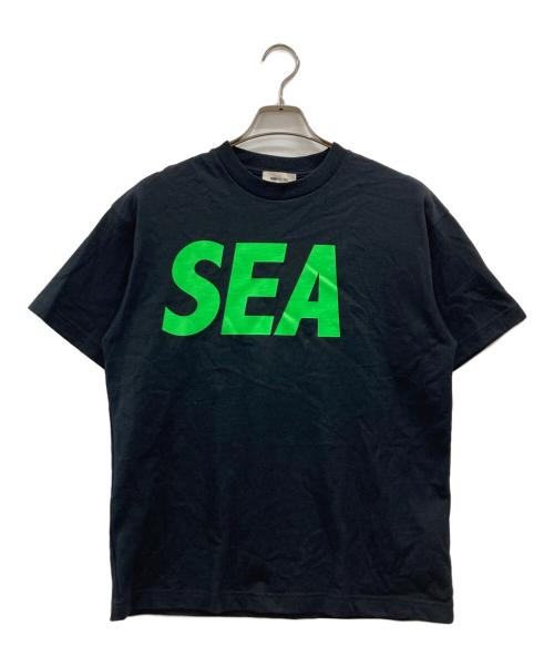 WIND AND SEA（ウィンダンシー）WIND AND SEA (ウィンダンシー) OG SEE S/S TEE ブラック×グリーン サイズ:Sの古着・服飾アイテム