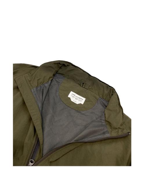 ENDS and MEANS（エンズアンド ミーンズ）ENDS and MEANS (エンズアンド ミーンズ) ハーフジップナイロンジャケット オリーブ サイズ:XLの古着・服飾アイテム