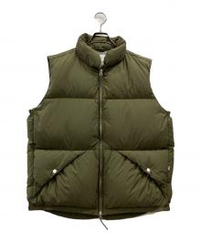 ENDS and MEANS（エンズアンド ミーンズ）の古着「DOWN VEST」｜オリーブ