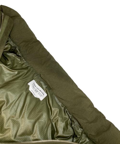 ENDS and MEANS（エンズアンド ミーンズ）ENDS AND MEANS (エンズアンド ミーンズ) DOWN VEST オリーブ サイズ:XLの古着・服飾アイテム