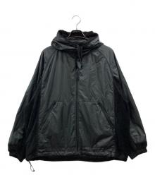 BROOXON×URBS（ブロックソン×ユーアールビーエス）の古着「U.P.S. AIRLITE WARM SWEAT HOODIE」｜ブラック