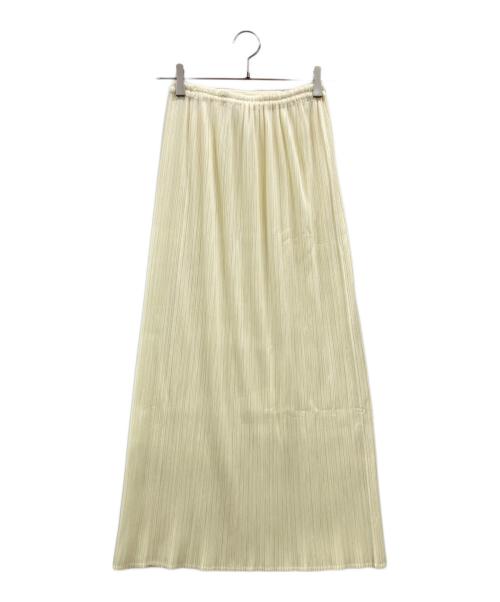 PLEATS PLEASE（プリーツプリーズ）PLEATS PLEASE (プリーツプリーズ) プリーツスカート アイボリー サイズ:Mの古着・服飾アイテム