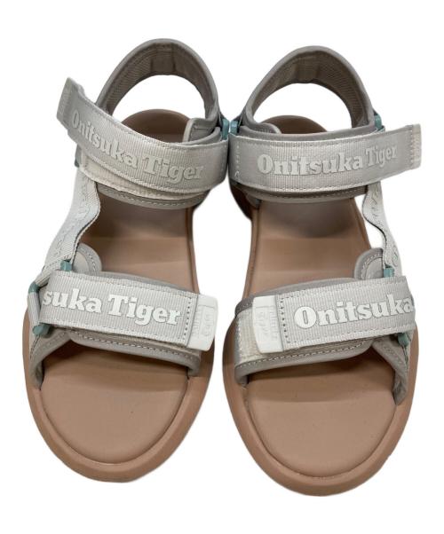 Onitsuka Tiger（オニツカタイガー）Onitsuka Tiger (オニツカタイガー) OHBORI STRAP グレー×ベージュ サイズ:23の古着・服飾アイテム