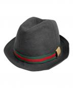GUCCIグッチ）の古着「ハット」｜ブラック