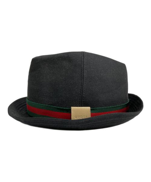 GUCCI（グッチ）GUCCI (グッチ) ハット ブラック サイズ:Mの古着・服飾アイテム
