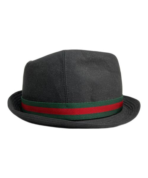 GUCCI（グッチ）GUCCI (グッチ) ハット ブラック サイズ:Mの古着・服飾アイテム
