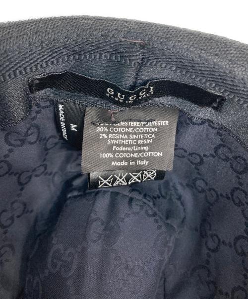 GUCCI（グッチ）GUCCI (グッチ) ハット ブラック サイズ:Mの古着・服飾アイテム