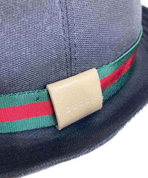 GUCCI（グッチ）GUCCI (グッチ) ハット ブラック サイズ:Mの古着・服飾アイテム