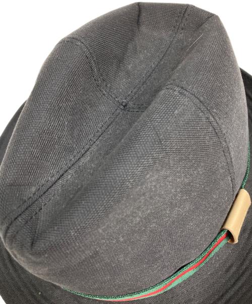 GUCCI（グッチ）GUCCI (グッチ) ハット ブラック サイズ:Mの古着・服飾アイテム