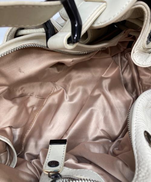 BURBERRY（バーバリー）BURBERRY (バーバリー) ワンショルダーバッグ アイボリーの古着・服飾アイテム