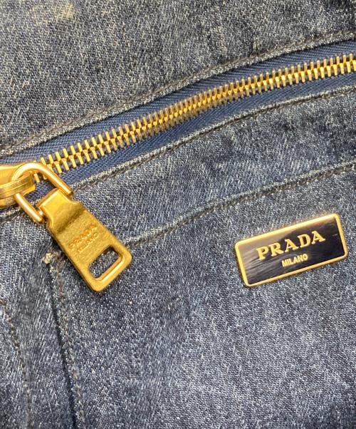 PRADA（プラダ）PRADA (プラダ) トートバッグ ブルーの古着・服飾アイテム