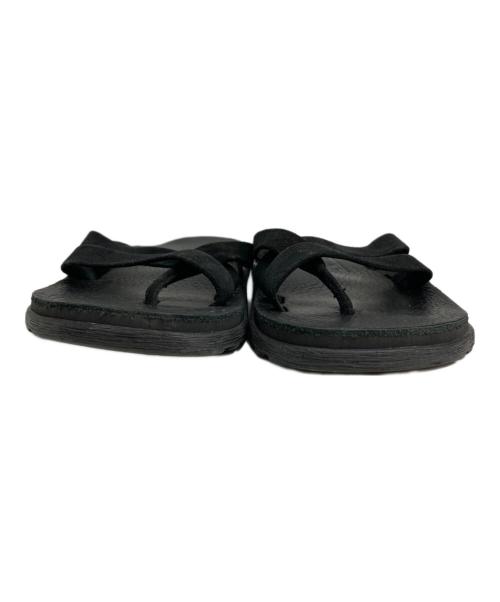 ISLAND SLIPPER（アイランドスリッパ）ISLAND SLIPPER (アイランドスリッパ) レザートングサンダル ブラック サイズ:9の古着・服飾アイテム