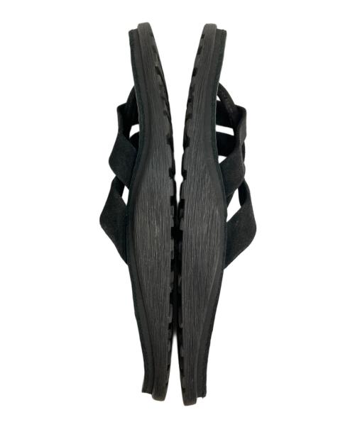 ISLAND SLIPPER（アイランドスリッパ）ISLAND SLIPPER (アイランドスリッパ) レザートングサンダル ブラック サイズ:9の古着・服飾アイテム