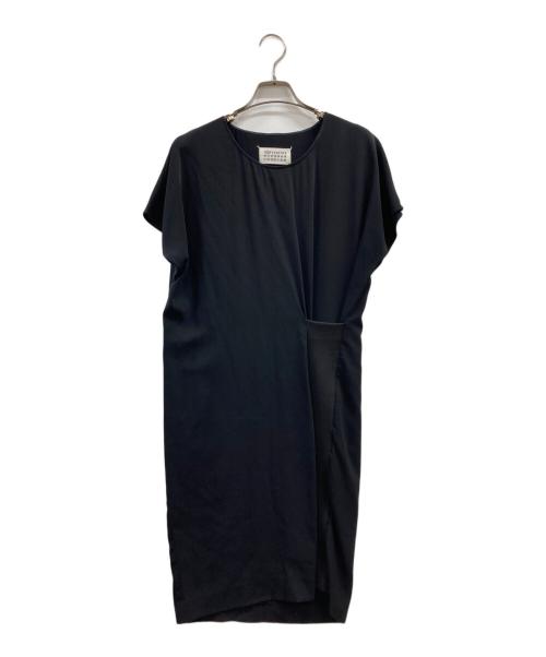 Maison Margiela（メゾンマルジェラ）Maison Margiela (メゾンマルジェラ) ひざ丈ノースリーブワンピース ブラック サイズ:40の古着・服飾アイテム