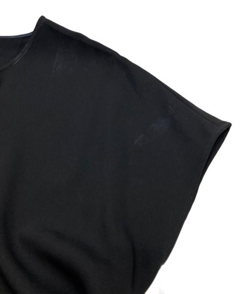 Maison Margiela（メゾンマルジェラ）Maison Margiela (メゾンマルジェラ) ひざ丈ノースリーブワンピース ブラック サイズ:40の古着・服飾アイテム
