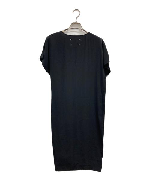 Maison Margiela（メゾンマルジェラ）Maison Margiela (メゾンマルジェラ) ひざ丈ノースリーブワンピース ブラック サイズ:40の古着・服飾アイテム