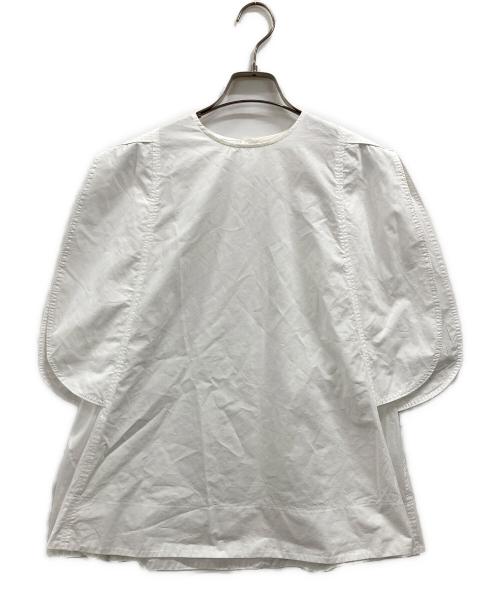 YORI（ヨリ）YORI (ヨリ) ルナスリーブブラウス ホワイト サイズ:Sの古着・服飾アイテム