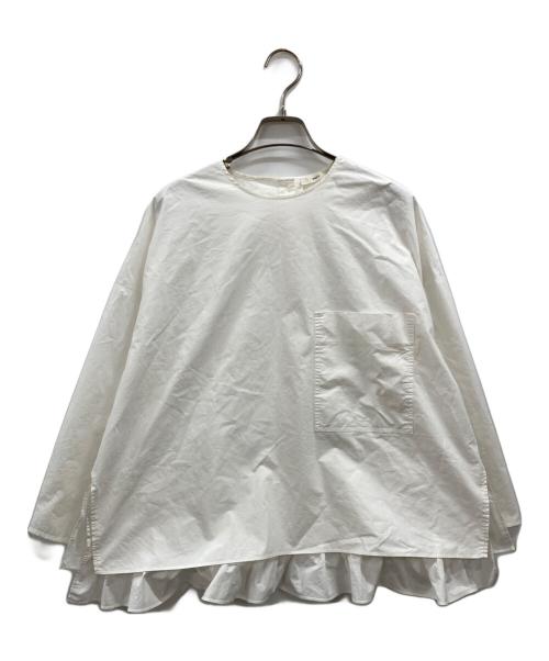 YORI（ヨリ）yori (ヨリ) バックフリルブラウス ホワイト サイズ:FREEの古着・服飾アイテム