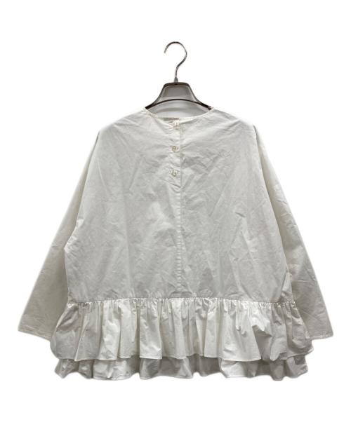 YORI（ヨリ）yori (ヨリ) バックフリルブラウス ホワイト サイズ:FREEの古着・服飾アイテム