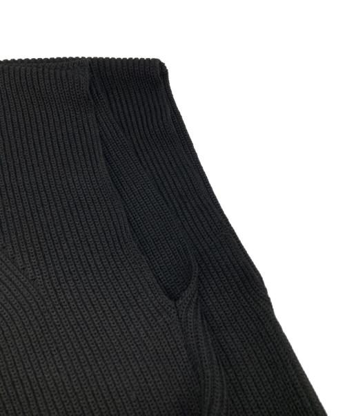 YONFA（ヨンファ）YONFA (ヨンファ) リブニット ブラック サイズ:FREEの古着・服飾アイテム