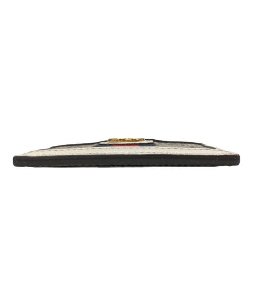 GUCCI（グッチ）GUCCI (グッチ) カードケース ホワイト×ベージュの古着・服飾アイテム