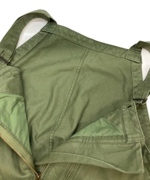 BEAMS PLUS（ビームスプラス）BEAMS PLUS (ビームスプラス) ミリタリーオーバーオール グリーン サイズ:Sの古着・服飾アイテム