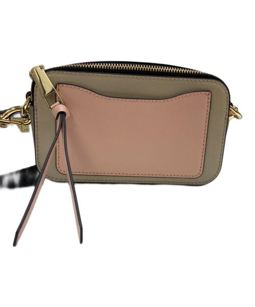 MARC JACOBS（マークジェイコブス）MARC JACOBS (マークジェイコブス) ザ カラーブロックスナップショット/ショルダーバッグ ベージュの古着・服飾アイテム