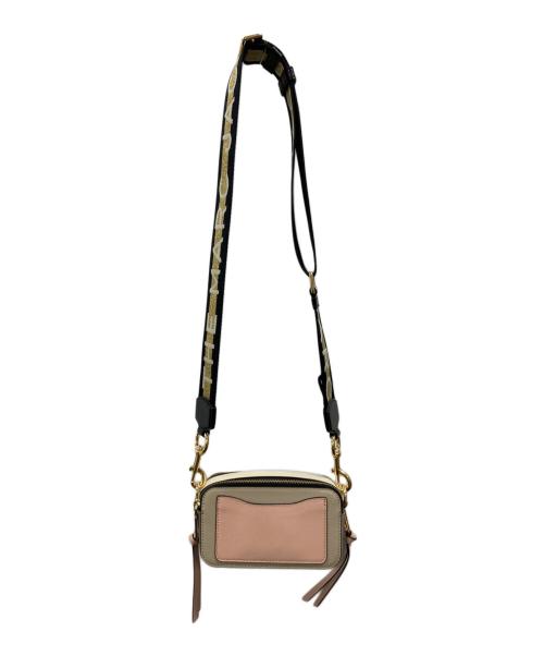 MARC JACOBS（マークジェイコブス）MARC JACOBS (マークジェイコブス) ザ カラーブロックスナップショット/ショルダーバッグ ベージュの古着・服飾アイテム