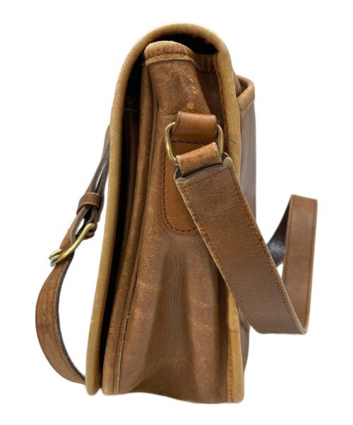 COACH（コーチ）COACH (コーチ) レザーショルダーバッグ ベージュの古着・服飾アイテム