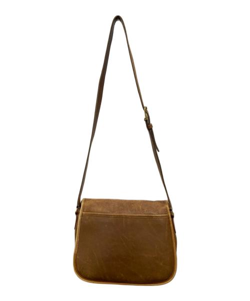 COACH（コーチ）COACH (コーチ) レザーショルダーバッグ ベージュの古着・服飾アイテム