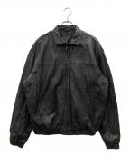 anyteeエニティー）の古着「Fragments of Vintage Leather Zip-up Jacket」｜ブラック