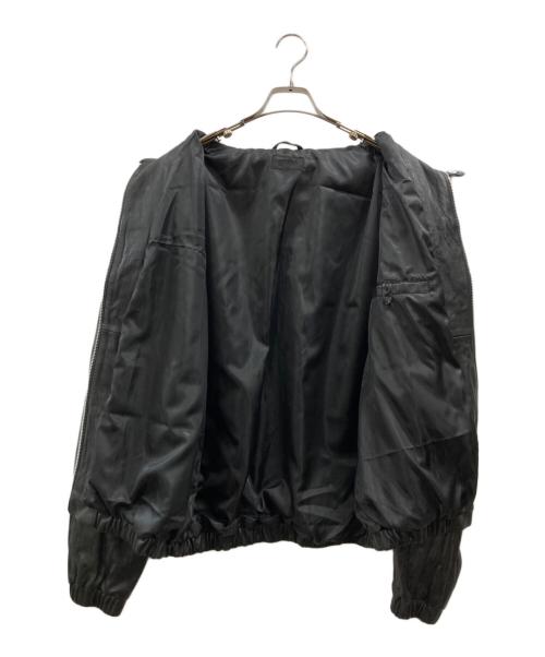 anytee（エニティー）anytee (エニティー) Fragments of Vintage Leather Zip-up Jacket ブラック サイズ:不明(実寸参照)の古着・服飾アイテム