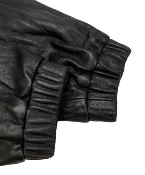anytee（エニティー）anytee (エニティー) Fragments of Vintage Leather Zip-up Jacket ブラック サイズ:不明(実寸参照)の古着・服飾アイテム