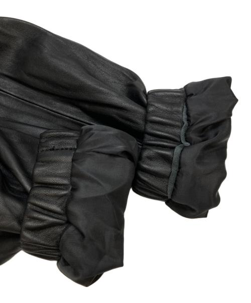 anytee（エニティー）anytee (エニティー) Fragments of Vintage Leather Zip-up Jacket ブラック サイズ:不明(実寸参照)の古着・服飾アイテム