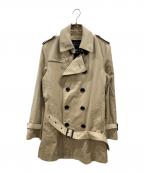BURBERRY BLACK LABELバーバリーブラックレーベル）の古着「ライナー付きトレンチコート」｜ベージュ