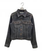 BURBERRY LONDONバーバリーロンドン）の古着「ブラックデニムジャケット」｜ブラック
