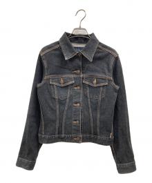 BURBERRY LONDON（バーバリーロンドン）の古着「ブラックデニムジャケット」｜ブラック