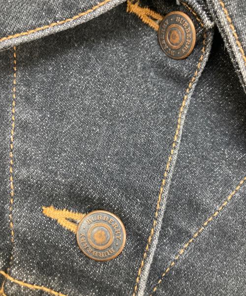 BURBERRY LONDON（バーバリーロンドン）BURBERRY LONDON (バーバリーロンドン) ブラックデニムジャケット ブラック サイズ:38の古着・服飾アイテム